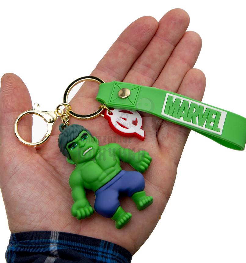 Брелок для ключей "Халк" + карабин