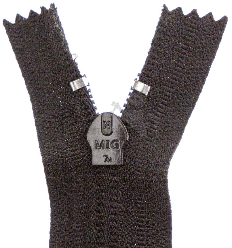 Молния №7 25см Чёрный