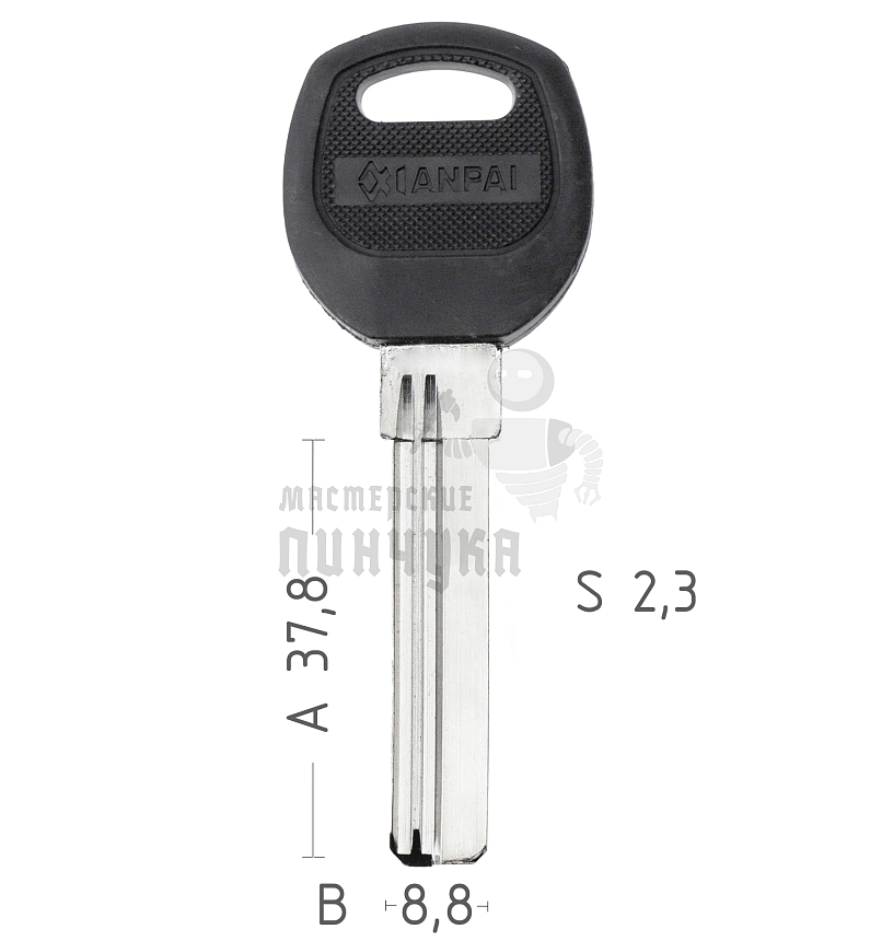 Baodean 2паза (38мм)  левый в пластике КНР