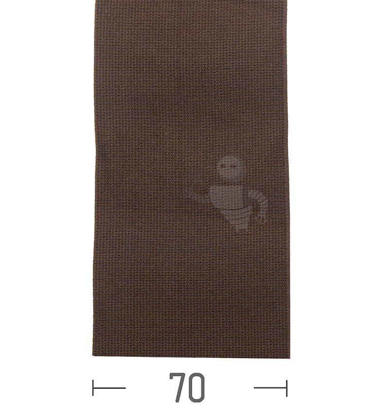 Резинка башмачная 70мм. Коричневая