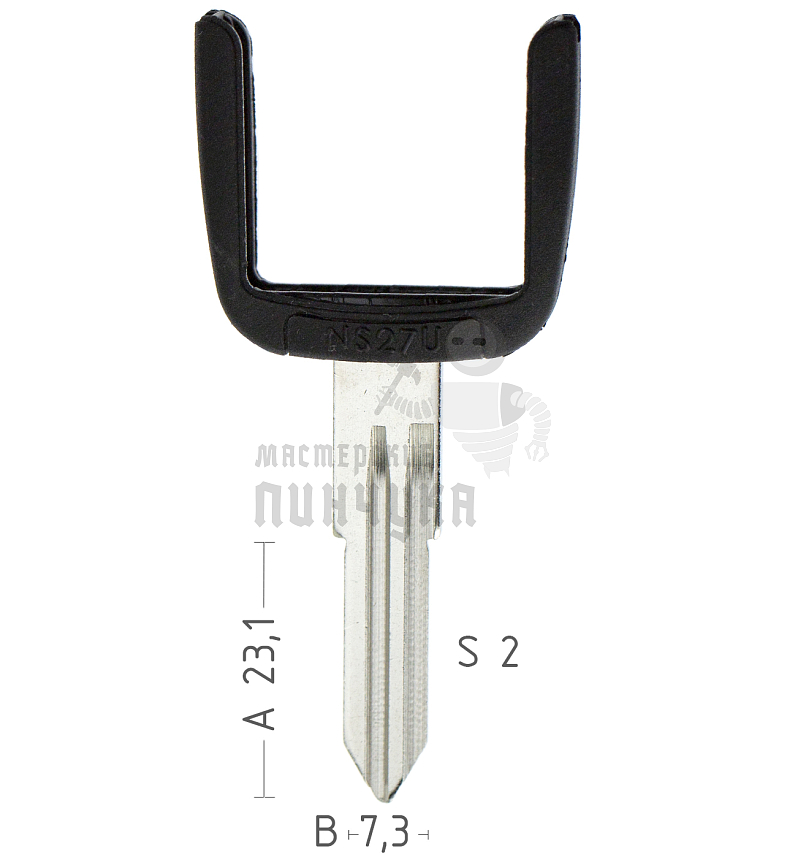 Лезвие NS27U рога п/чип Nissan