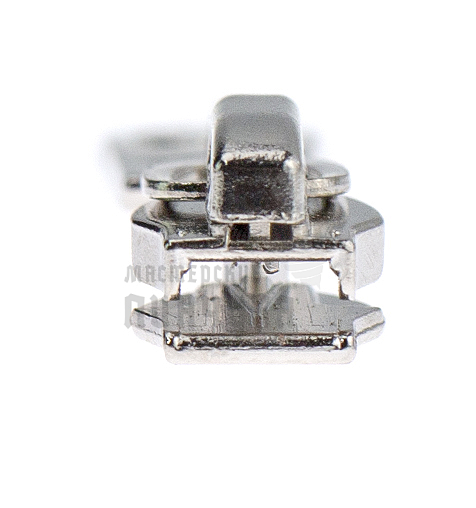 Бегунок для спиральной молнии, тип 5, автомат №3, цв. никель 