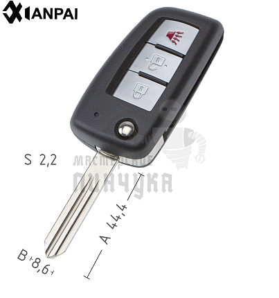 Корпус  NISSAN NSN14 3кн выкидн КНР