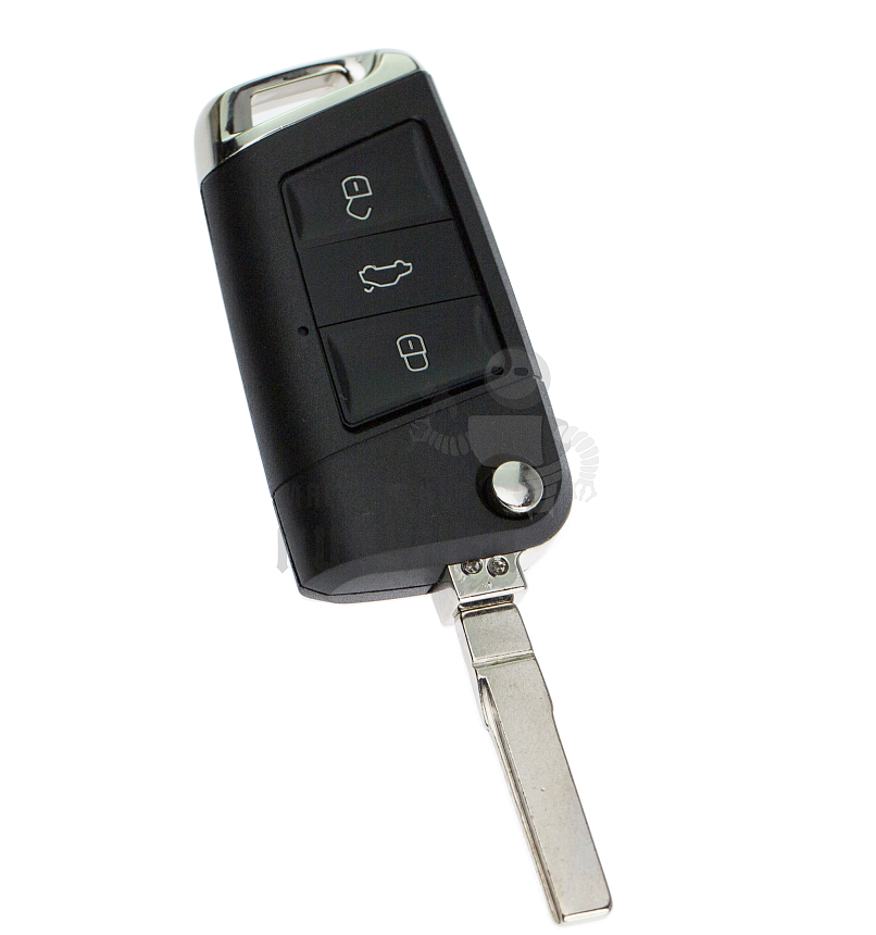 Корпус ключа c лезвием MLHUHAAP4 Volkswagen, 3 кнопки