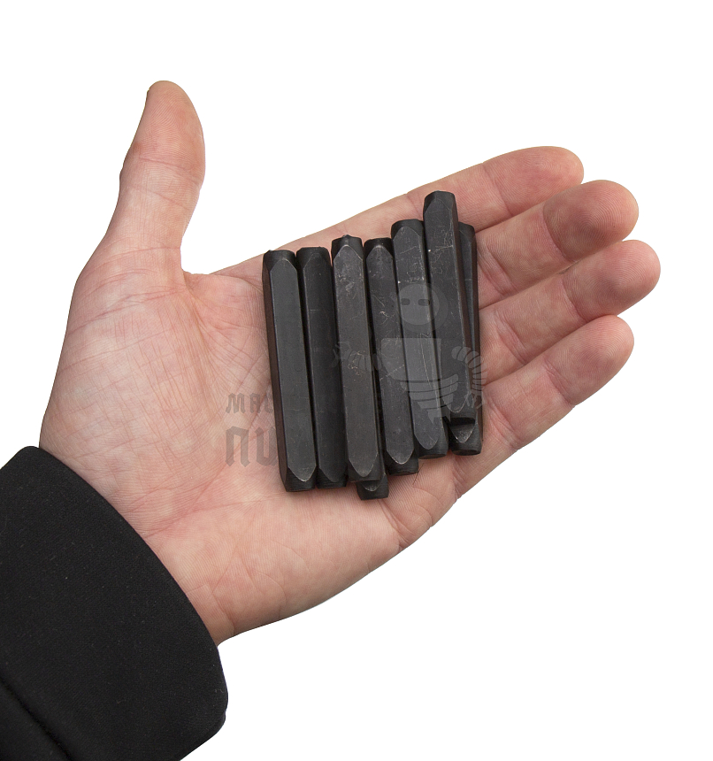 Штампы для тиснения по коже (цифры-9шт, 6мм)