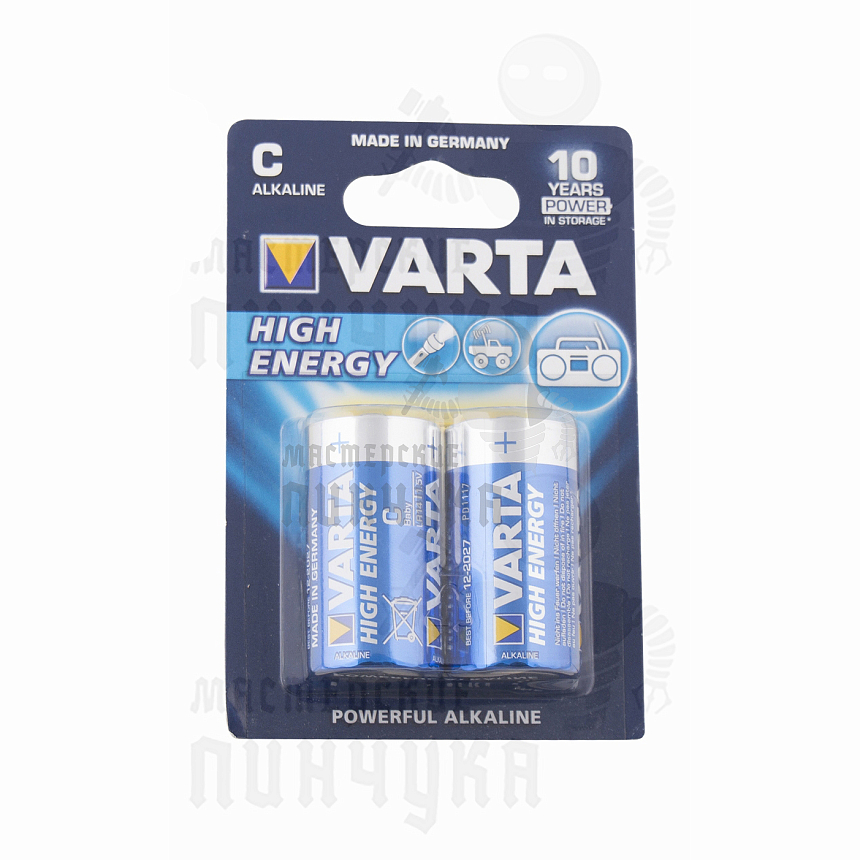 Батарейка VARTA HIGH ENERGY LR14 BL2 (4914) (2/20/200)