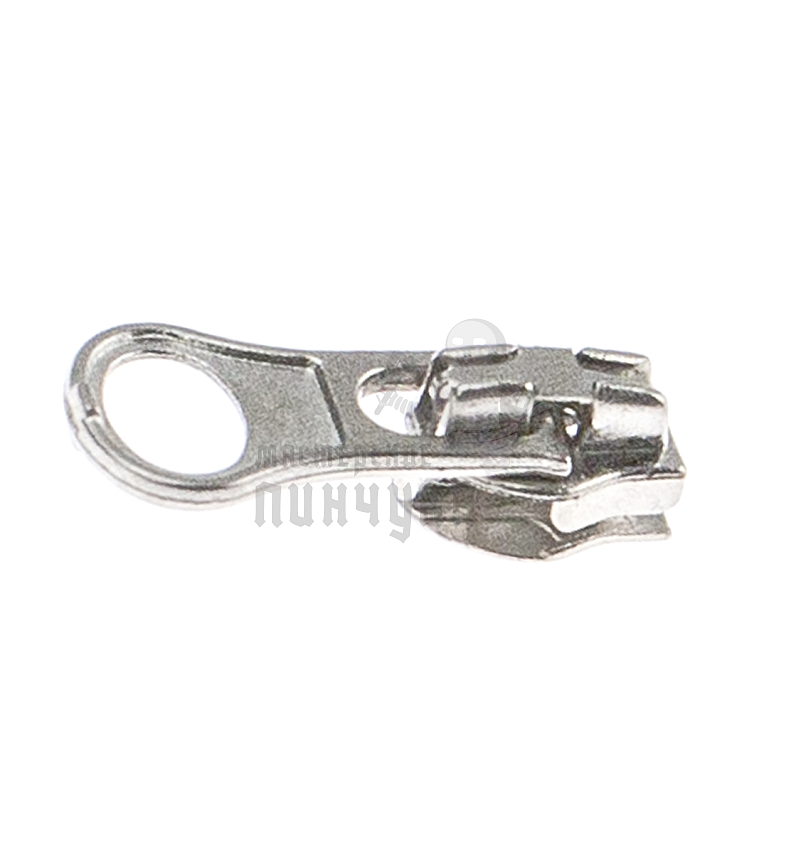 Бегунок для спиральной молнии тип 3 автомат ГРУША цв никель 