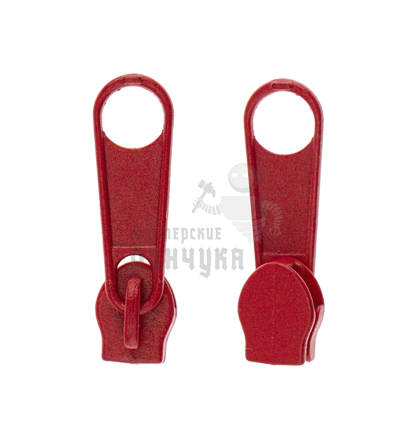 Бегунок для спиральной молнии тип 3 галант цв.162 Красный
