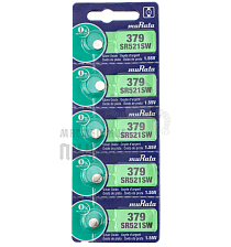 Батарейка muRata 379 SR521SW BL5 1.55V (5/100/500) - Чертеж