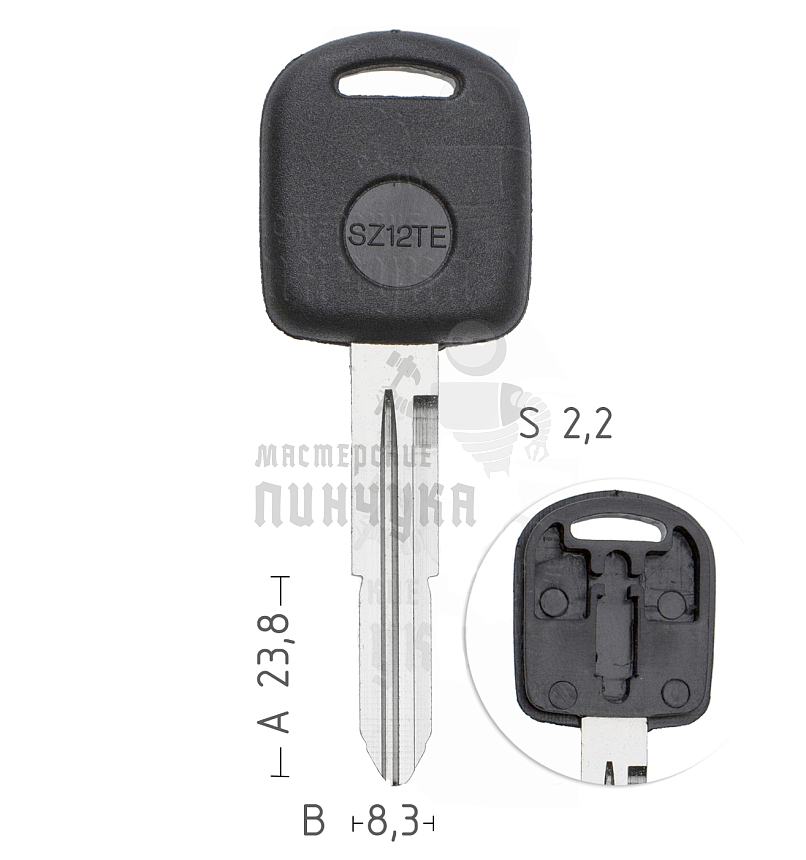 T00SZ11P TP00SUZU-10P1 SZ12T0 а/пласт.с мест.п/чип SUZUKI