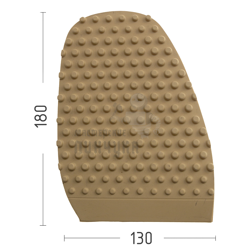 Проф. формованная Piligrim "Спорт", разм. 185х130х6мм, цв. бежевый