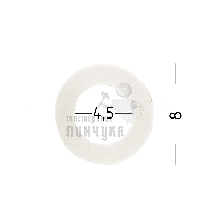 Пластиковые кольца (усилители) под люверс №17, (3мм)
