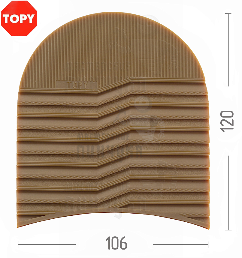 Набойки Topy  Serac, р-р 176, цв.карамельный (93)