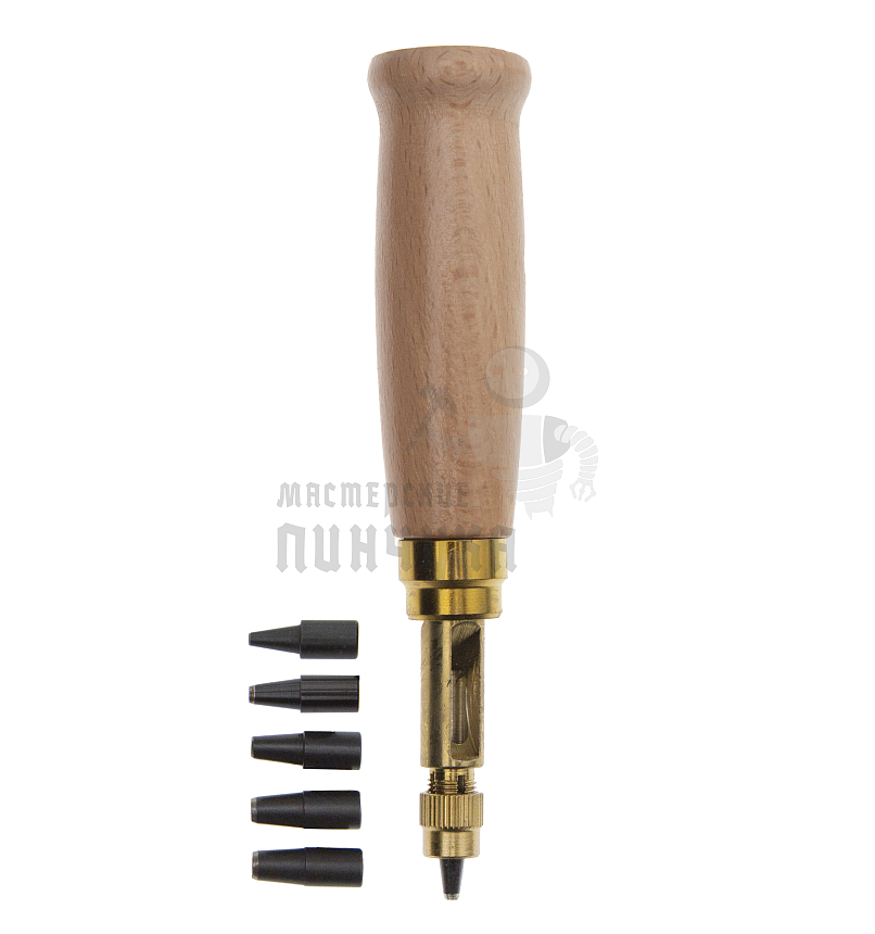 Пробойник круглый (со сменными насадками 5 шт)