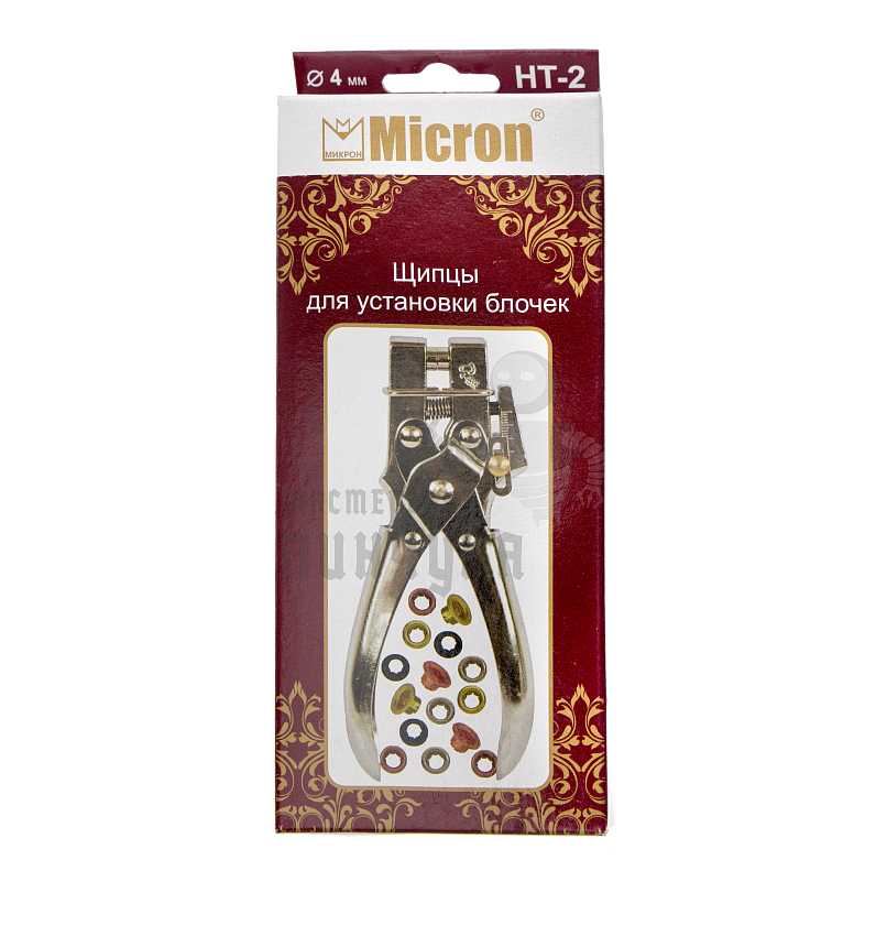 Щипцы "Micron" HT-2 для установки блочек с блочками d4 мм