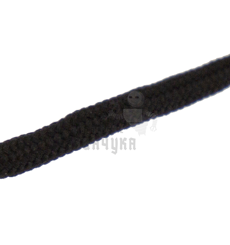 Шнурок черный, круглый тонкий 60 см (Art.400)