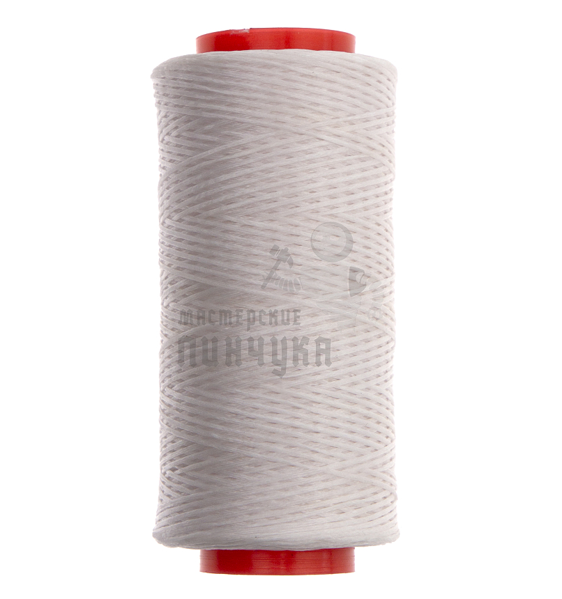 Нитки прошив.вощеные 150D-200м, белый