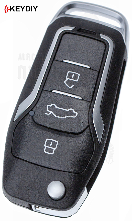 Ключ серии B в стиле FORD 3кн для KD900 без встроенного чипа КНР