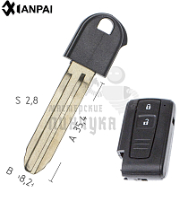 Лезвие TOYO-15.P TOY43 TY37R (2вар) КНР - Чертеж