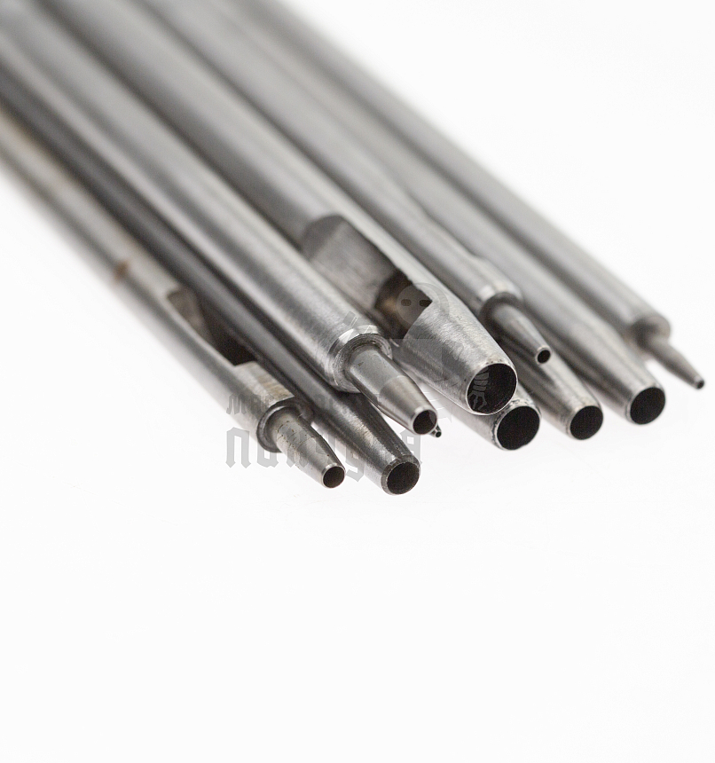 Пробойники для кожи круглые (D=0,5-5 мм, набор 10 шт)