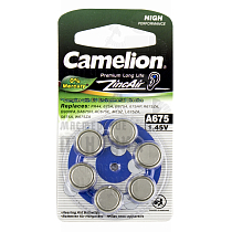 Батарейка Camelion ZA675 BL6 (6/60/3000) - Чертеж