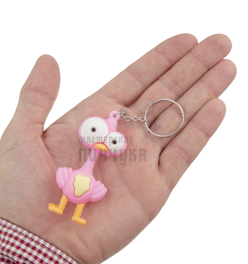Брелок для ключей "Фламинго" 