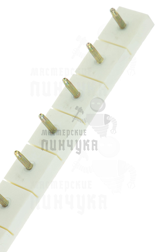 Полоса со штырями Octopus, р-р средний, цв.белый