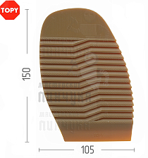 Проф. формованная Topy Serac 40 Карамельный - Чертеж