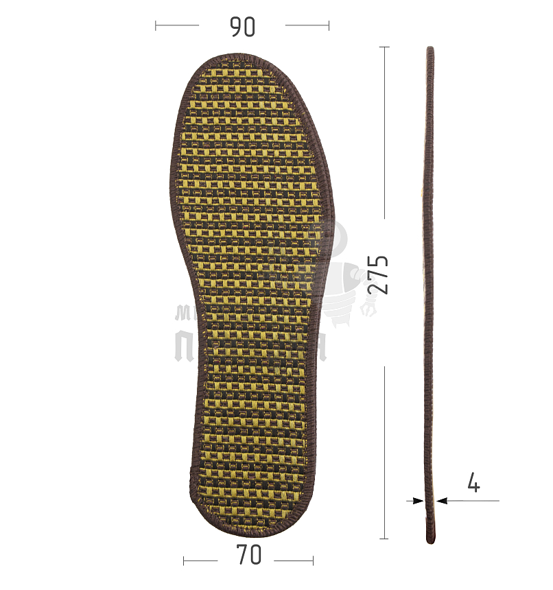Стельки для обуви,бамбук (В94) р.45