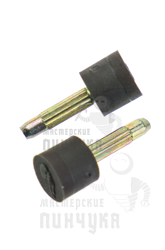 Набойки со штырём Октопус, круглые 8, коричневые