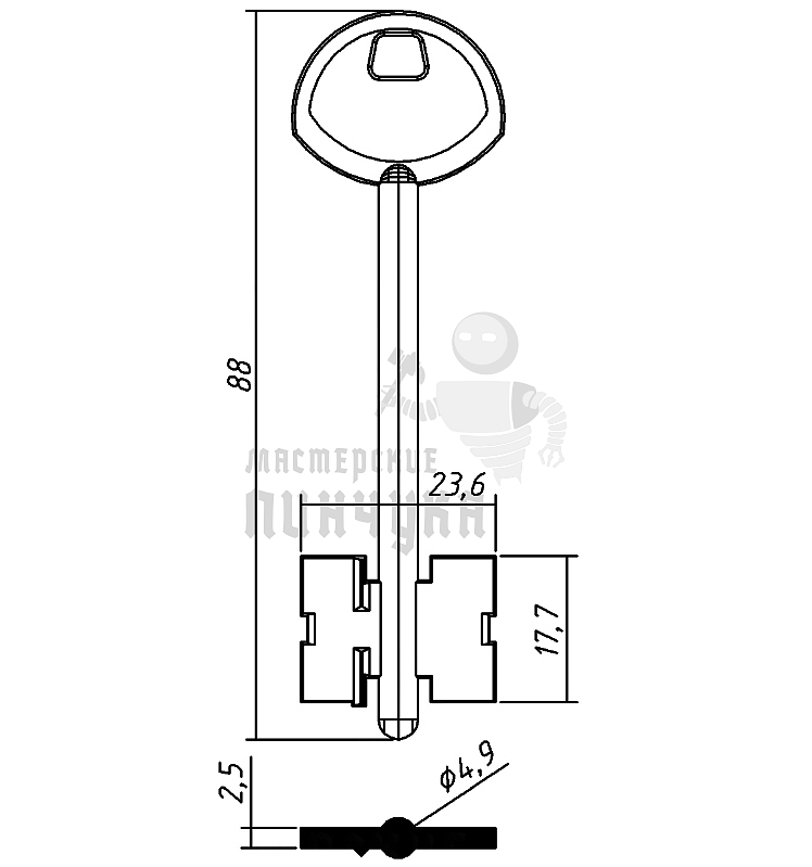 GRD5D (силумин)