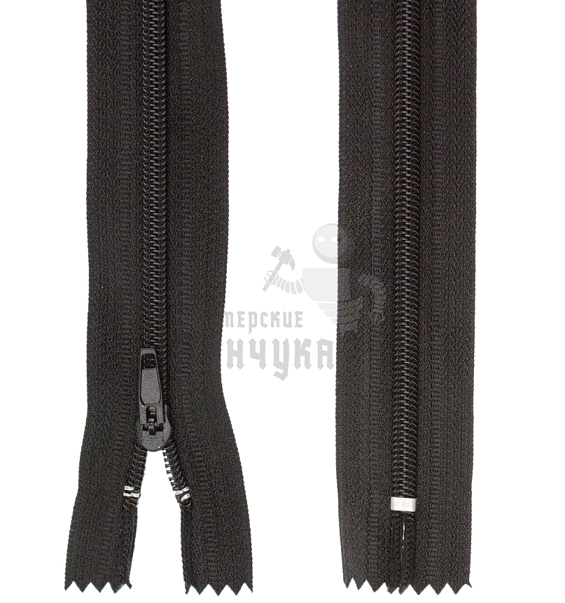 Молния спиральная (витая) тип 4 16см н/р цв 322