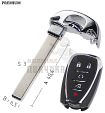 Лезвие OP11 HF66 HU100 CHEVROLET КНР - Чертеж