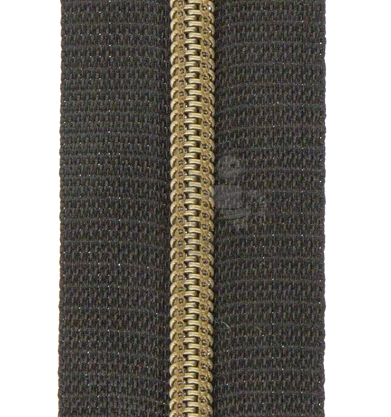 Молния спиральная (витая), Т-3,5 18см, джинсовая, н/р, цв.черный 322
