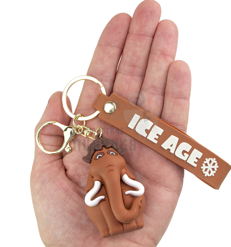 Брелок для ключей, Ледниковый период, мамонт "Мэнни" с карабином
