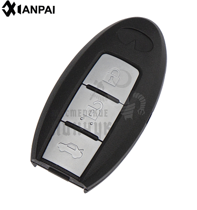Корпус ключа DAT-15 NSN14 NS11 3 кнопки INFINITI КНР