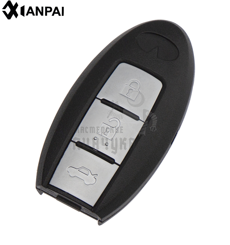 Корпус ключа DAT-15 NSN14 NS11 3 кнопки INFINITI КНР