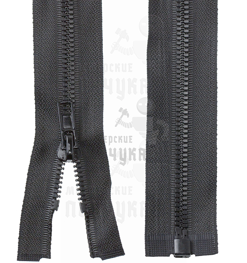 Молния тракторная, тип 5, 55см, цв. черный 322