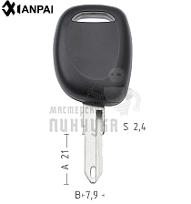 T00NE72PA TP00NE-36P1 NE72DPT0 а/пласт.с мест.п/чип PEUGEOT// - Чертеж