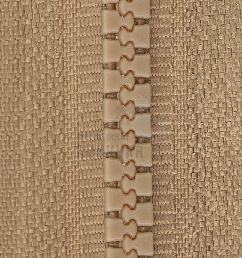 Молния Трактор "JUDSON", 80см, Тип-5, разъёмная двухзамковая, цв.т/бежевый