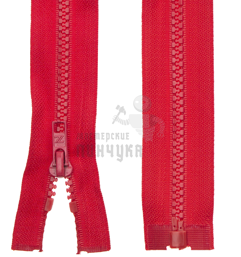 Молния Трактор "BLITZ" "MBT" 80 см Тип 5 разъёмная №145 т.красный