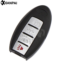 Корпус ключа DAT-15 NSN14 NS11 3 кнопки + паника INFINITI КНР - Чертеж