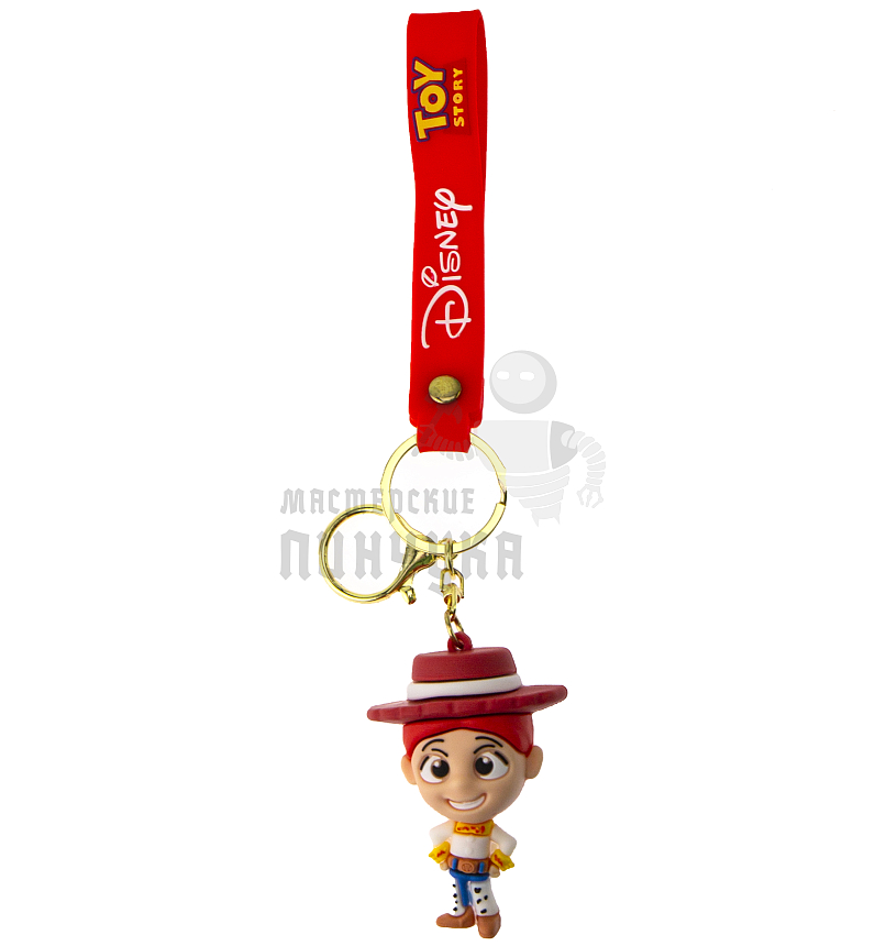 Брелок для ключей "История игрушек", Джесси + карабин