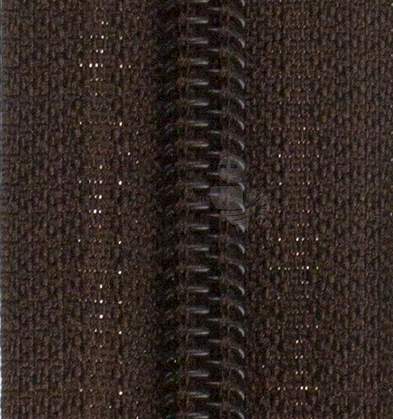 Молния №7 35см Коричневая