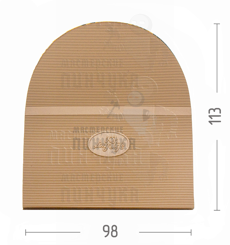 Набойка "Long Life" р. 15-16 т.6,0, цв.бежевый