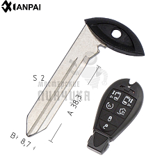 Лезвие CHR-15  CY24 CY62  JEEP  КНР - Чертеж
