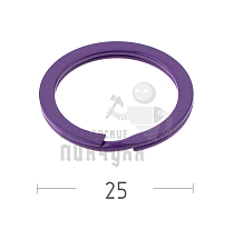 КОЛЬЦО ФИОЛЕТОВОЕ 25D ПЛОСКОЕ - Чертеж
