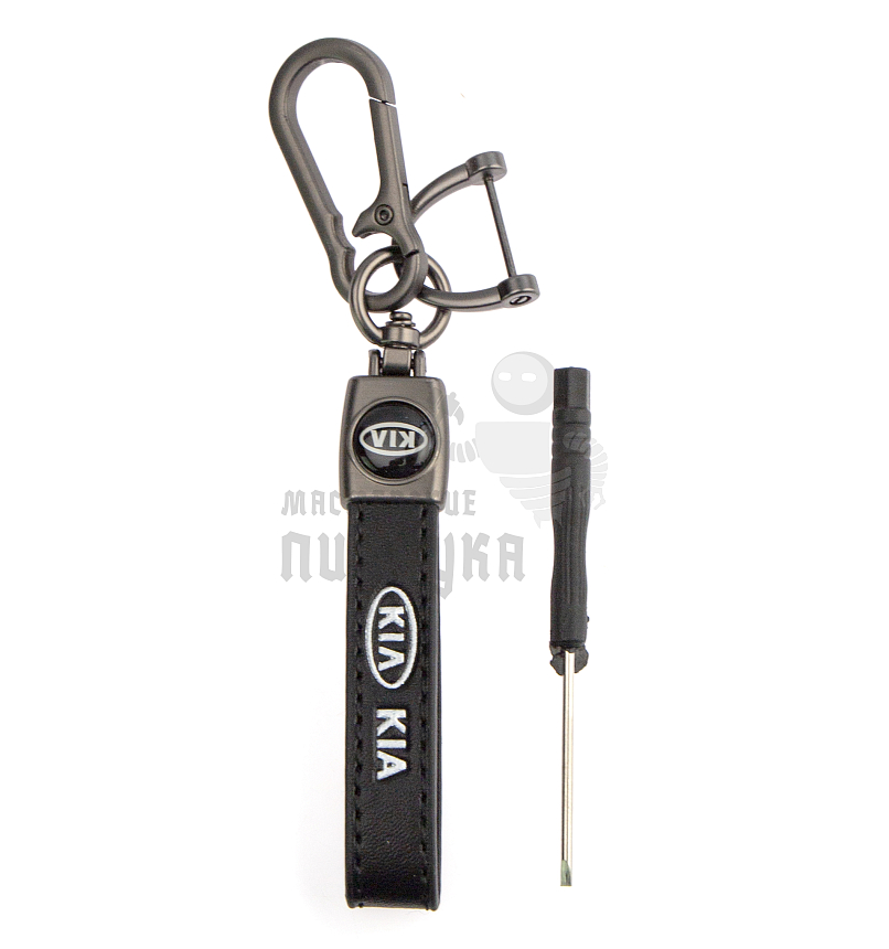 Авто карабин кожаный KIA