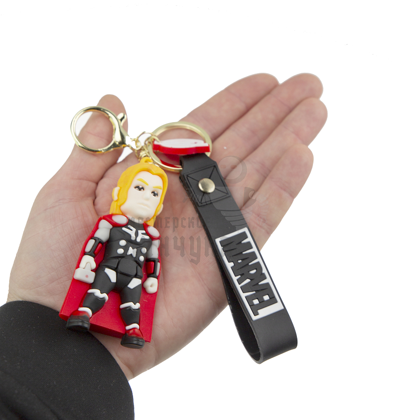 Брелок для ключей "Супергерой Тор" + карабин