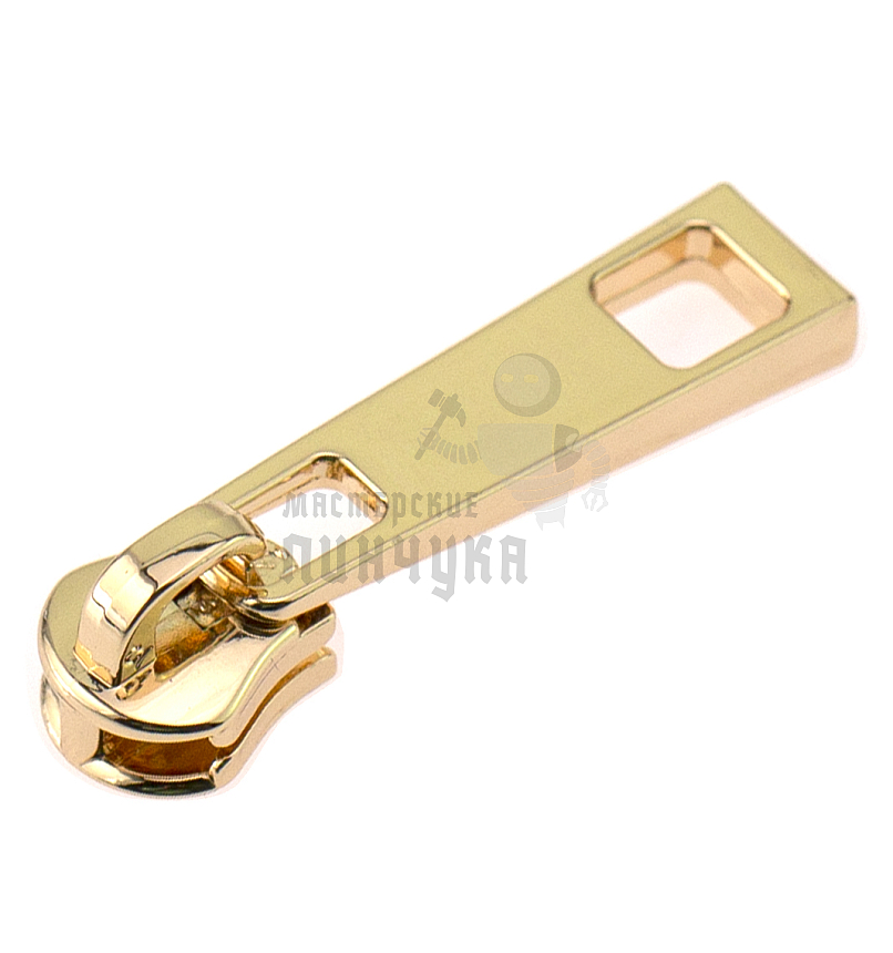 Бегунок сумочный Т5 "JX", металл, цв.золото